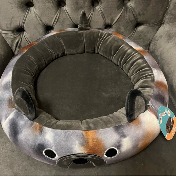 Squishmallow Ballis Pet Bed, French Bulldog 🐶, Dog Cat Bed, Tie Dye, 18” New - Picture 6 of 7